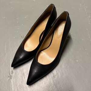 Ralph Lauren Black Leather Pumps